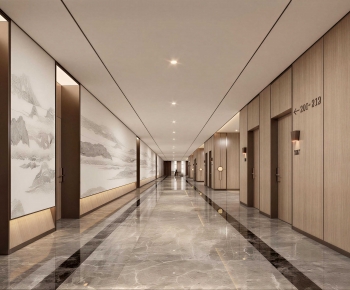 New Chinese Style Corridor-ID:947904112