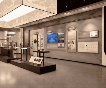 New Chinese Style Exhibition Hall-ID:200192939