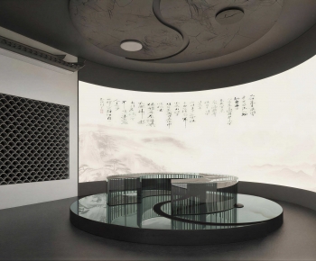 New Chinese Style Exhibition Hall-ID:942078118