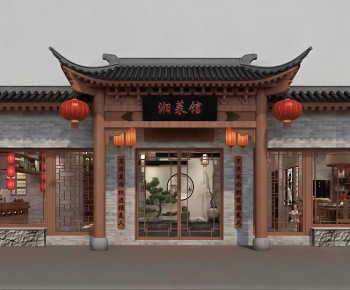 Chinese Style Facade Element-ID:524689913