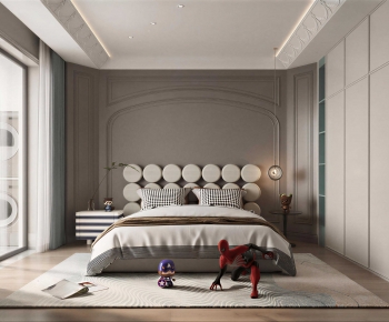 Simple European Style Bedroom-ID:417135959