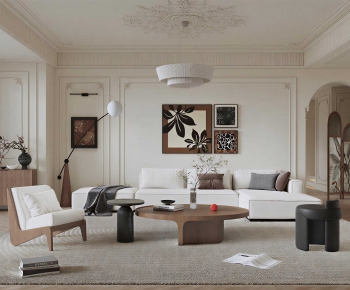 French Style A Living Room-ID:342323063