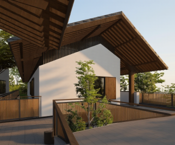 New Chinese Style Appearance Of Commercial Building-ID:808856018