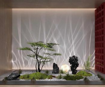 New Chinese Style Plant Landscaping-ID:674052953