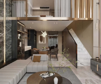 Modern A Living Room-ID:135693074