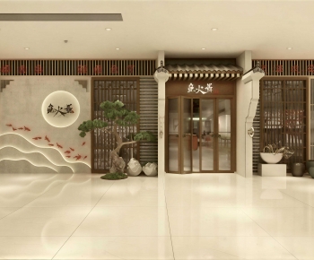 New Chinese Style Facade Element-ID:316849952
