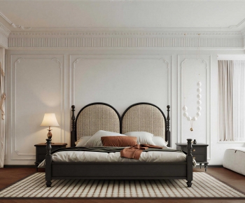 French Style Retro Style Bedroom-ID:433068999