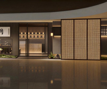 New Chinese Style Facade Element-ID:174395088