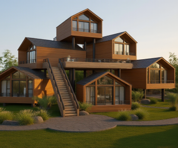Modern Appearance Of Commercial Building-ID:329381941