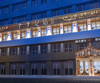 New Chinese Style Facade Element-ID:735450986