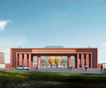 New Chinese Style Facade Element-ID:355451114