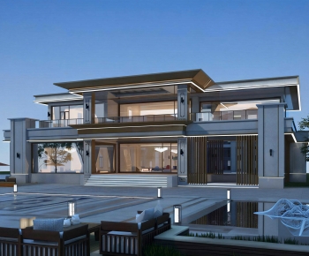 New Chinese Style Detached Villa-ID:193079956