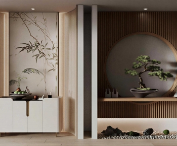 New Chinese Style Hallway-ID:643379931