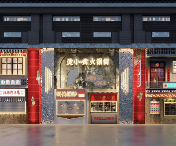 Modern Facade Element-ID:709366086