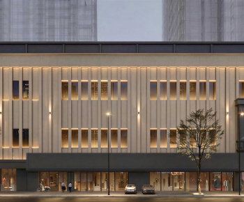 Modern Facade Element-ID:388046986