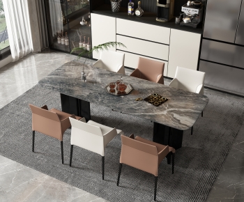 Modern Dining Table And Chairs-ID:281615024