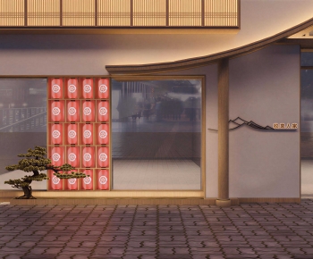 New Chinese Style Facade Element-ID:268917083