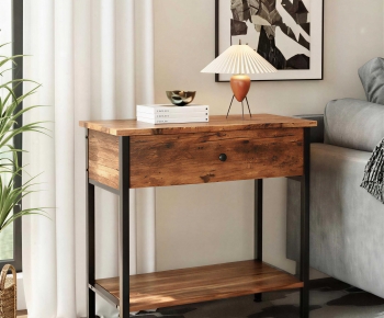 Industrial Style Side Table/corner Table-ID:843890917