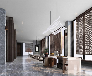 New Chinese Style Lobby Hall-ID:520298001