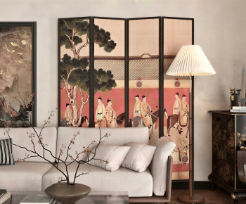 New Chinese Style Multi Person Sofa-ID:487502106