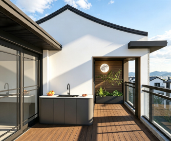 New Chinese Style Terrace-ID:686708938