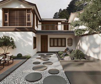 New Chinese Style Courtyard/landscape-ID:205831055