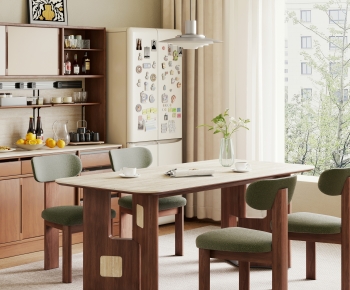 Modern Dining Table And Chairs-ID:787868982