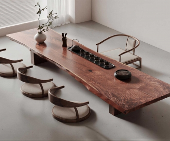 New Chinese Style Tea Tables And Chairs-ID:581810546
