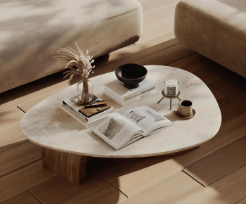 Wabi-sabi Style Coffee Table-ID:641416078