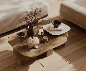 Wabi-sabi Style Coffee Table-ID:526460897
