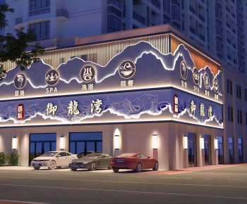 New Chinese Style Facade Element-ID:512759788