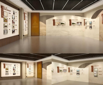 New Chinese Style Exhibition Hall-ID:644199842
