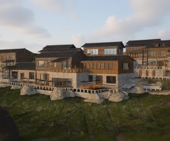 Modern Appearance Of Commercial Building-ID:609464886