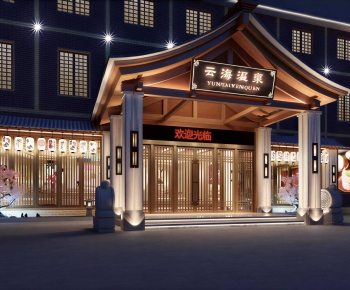 New Chinese Style Facade Element-ID:890139102