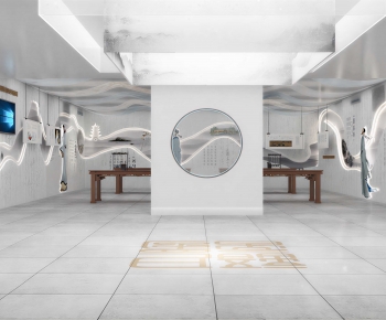 New Chinese Style Exhibition Hall-ID:112924108