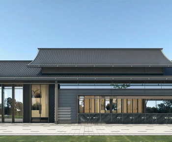 New Chinese Style Public Building-ID:258235931