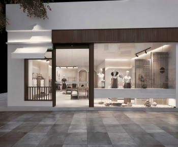 Modern Facade Element-ID:941952943