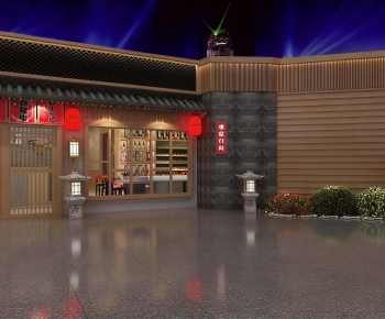 Japanese Style Facade Element-ID:815876967
