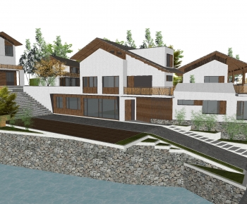 New Chinese Style Residential Building-ID:900806903