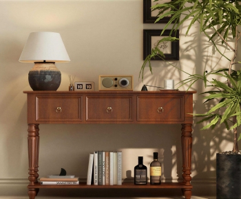 American Style Entrance Cabinet-ID:706799032