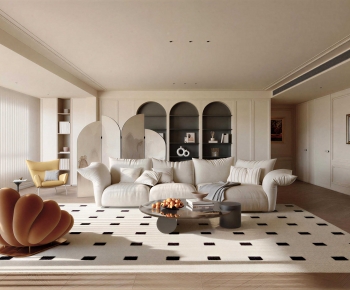 French Style A Living Room-ID:105604892
