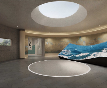 New Chinese Style Exhibition Hall-ID:543243898