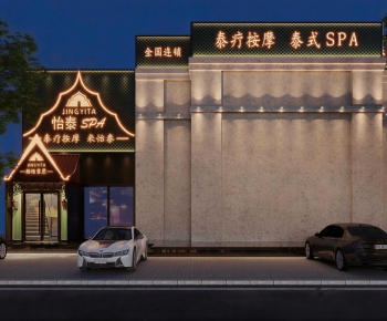 Southeast Asian Style Facade Element-ID:474378114
