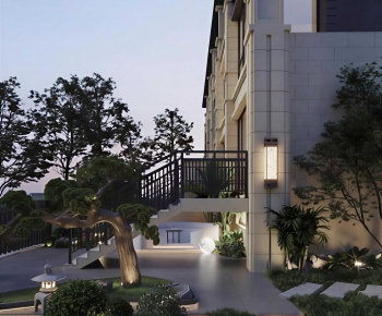 New Chinese Style Courtyard/landscape-ID:228355882