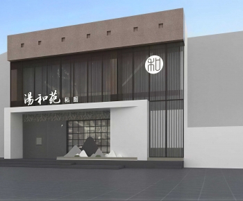 New Chinese Style Facade Element-ID:800781976