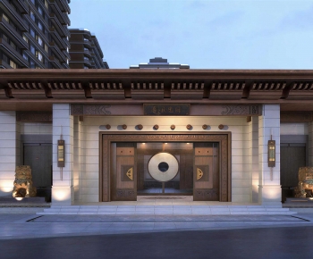 Modern Facade Element-ID:134392981