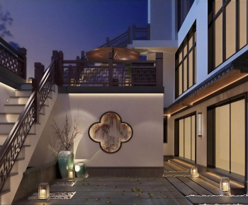 New Chinese Style Courtyard/landscape-ID:826057918