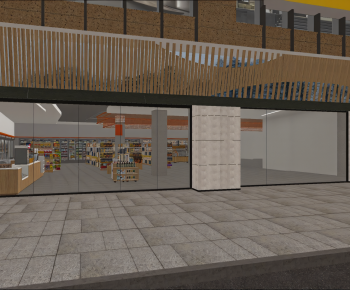 Modern Facade Element-ID:139662038