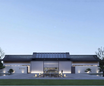 New Chinese Style Architecture Of Artistic Style-ID:944601065