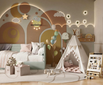Modern Children's Room Activity Room-ID:396259073